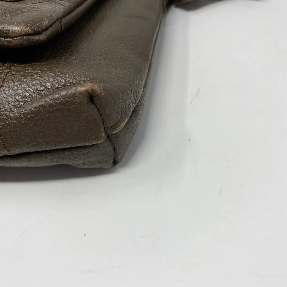 Wise Owl Dark Brown Real Leather Crossbody Handbag - Picture 13 of 16